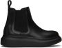 Alexander McQueen Kids Black Hybrid Chelsea Boots - Thumbnail 1