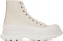 Alexander McQueen Off-White Tread Slick Sneakers - Thumbnail 1
