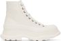 Alexander McQueen Off-White Tread Slick Sneakers - Thumbnail 1