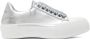 Alexander McQueen Silver Deck Plimsoll Sneakers - Thumbnail 1