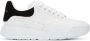 Alexander McQueen White & Black Court Trainer Sneakers - Thumbnail 1