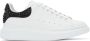 Alexander McQueen White & Black Embellished Oversized Sneakers - Thumbnail 1