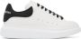 Alexander McQueen White & Black Oversized Sneakers - Thumbnail 1