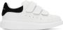 Alexander McQueen White & Black Oversized Velcro Sneakers - Thumbnail 1
