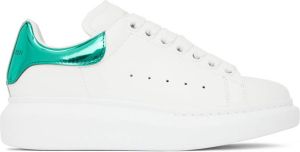 Alexander McQueen White & Green Oversized Sneakers