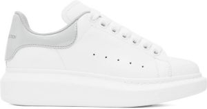 Alexander McQueen White & Grey Oversized Sneakers