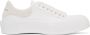 Alexander McQueen White & Off-White Deck Plimsoll Sneakers - Thumbnail 1