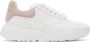 Alexander McQueen White & Pink Court Trainer Sneakers - Thumbnail 1