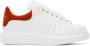 Alexander McQueen White & Red Oversized Sneakers - Thumbnail 1