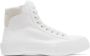Alexander McQueen White Deck Plimsoll High-Top Sneakers - Thumbnail 1