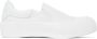 Alexander McQueen White Deck Skate Plimsoll Sneakers - Thumbnail 1