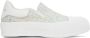 Alexander McQueen White Glitter Slip-On Sneakers - Thumbnail 1