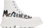 Alexander McQueen White Printed Sneakers - Thumbnail 1