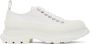 Alexander McQueen White Tread Slick Platform Low Sneakers - Thumbnail 1