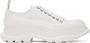 Alexander McQueen White Tread Slick Sneakers - Thumbnail 1