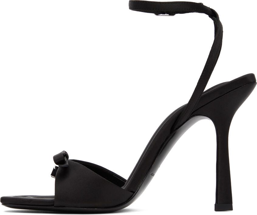 Alexander Wang Black Dahlia 105 Bow Heeled Sandal - Picture 3
