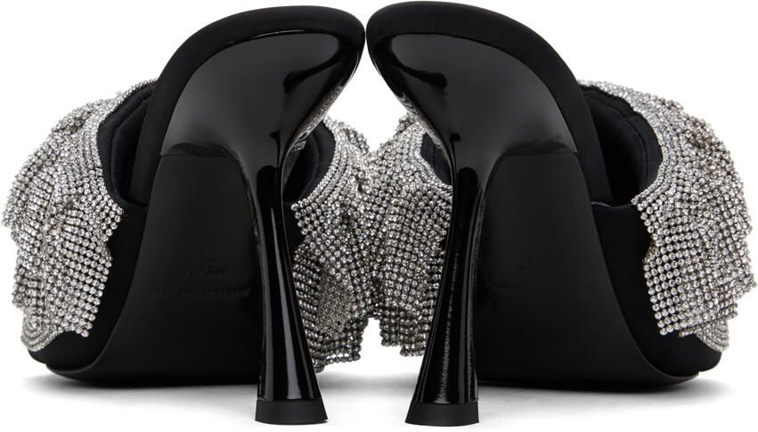 Alexander Wang Black Nala 105 Ruffle Heeled Sandals - Picture 2