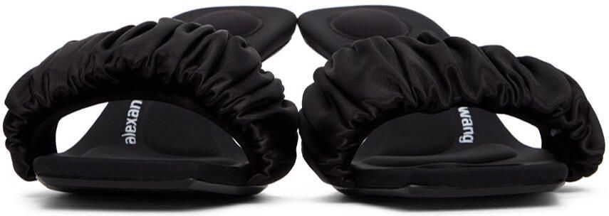 Alexander Wang Black Scrunchie Jessie Heeled Sandals - Picture 3