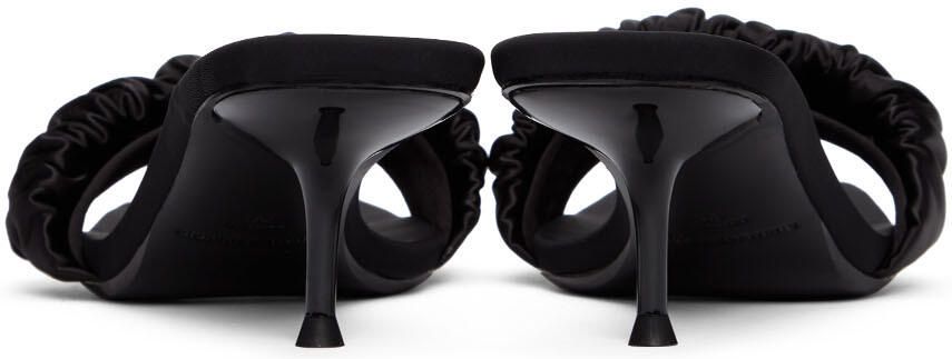 Alexander Wang Black Scrunchie Jessie Heeled Sandals - Picture 2