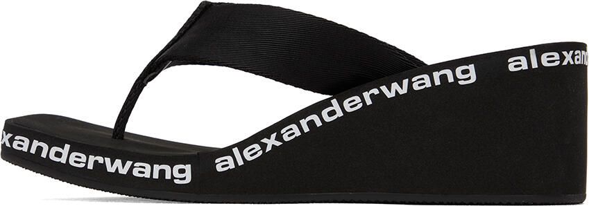 Alexander Wang Black Wedge Sandals - Picture 4