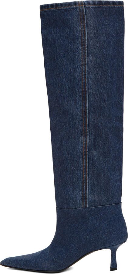 Alexander Wang Blue Slouch Boots