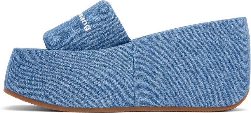 Alexander Wang Blue Taji Platform Heeled Sandals - Picture 2