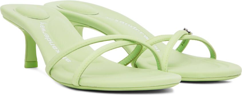 Alexander Wang Green Dahlia 50 Heeled Sandal