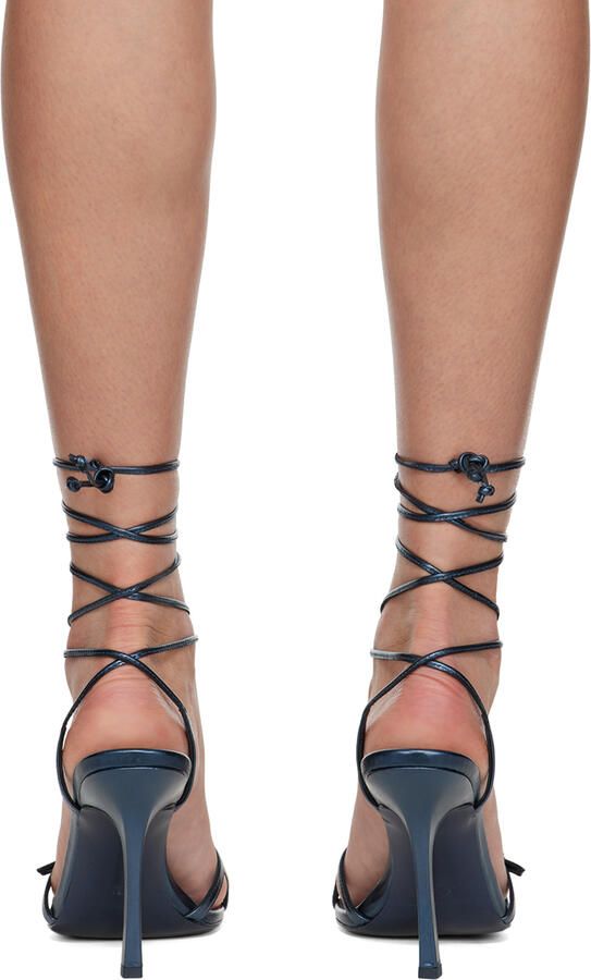 Alexander Wang Navy Lucienne 105 Strappy Sandals