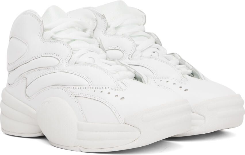 Alexander Wang White AW Hoop Sneakers - Picture 2