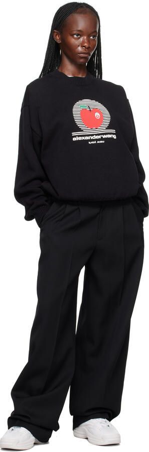 Alexander Wang White AW Hoop Sneakers - Picture 4