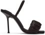 Alexander Wang Black Scrunchie Julie Heeled Sandals - Thumbnail 1