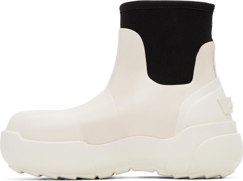 AMBUSH Off-White Square Toe Boots - Picture 3