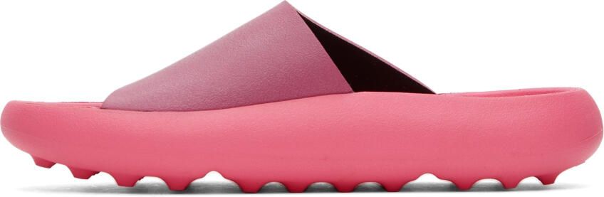 AMBUSH Pink Logo Flat Sandals - Picture 4