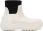 AMBUSH Off-White Square Toe Boots - Thumbnail 1