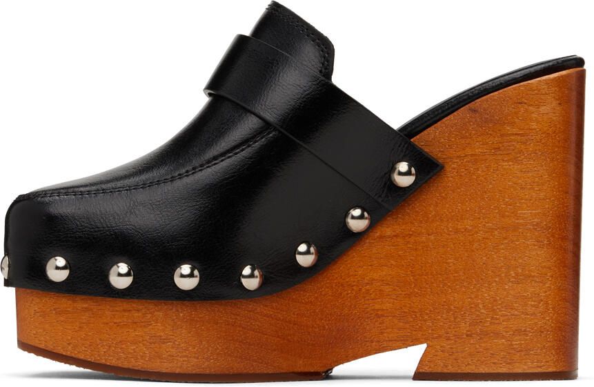 AMI Alexandre Mattiussi Black Close Toe Clogs - Picture 3