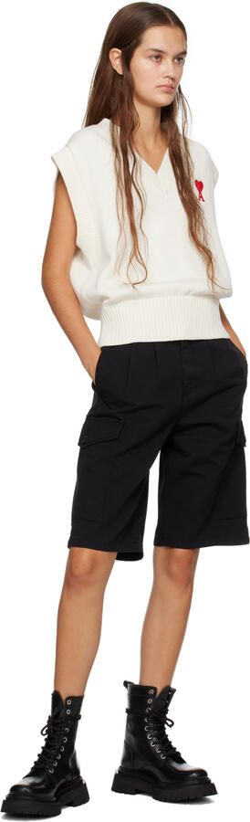 AMI Alexandre Mattiussi Black Mid Height Boots - Picture 4