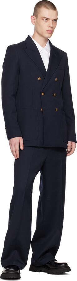 AMI Alexandre Mattiussi Black Round Toe Loafers - Picture 5