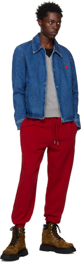 AMI Alexandre Mattiussi Brown Suede Boots - Picture 4