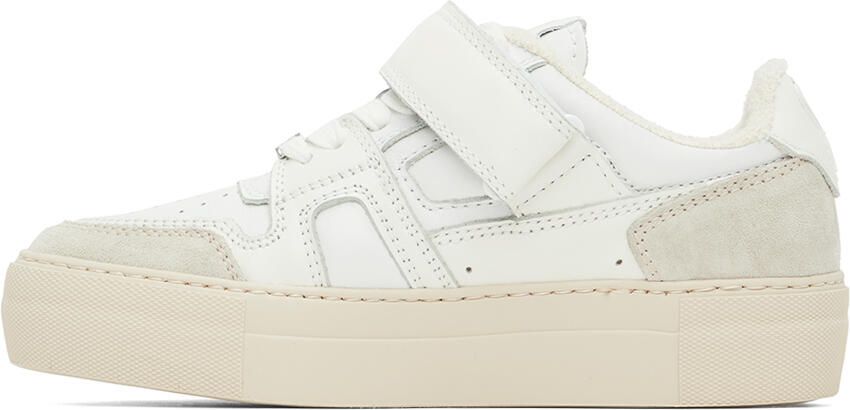 AMI Alexandre Mattiussi White Ami de Cœur Platform Sneakers - Picture 3