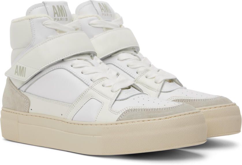 AMI Alexandre Mattiussi White Ami de Cœur Sneakers - Picture 2