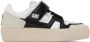 AMI Alexandre Mattiussi Black & White ADC Low Top Sneakers - Thumbnail 1