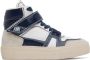 AMI Alexandre Mattiussi Navy & White Arcade Sneakers - Thumbnail 1