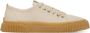 AMI Alexandre Mattiussi Off-White Canvas Sneakers - Thumbnail 1