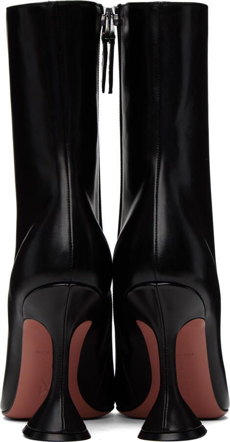 Amina Muaddi Black Georgia Boots - Picture 3