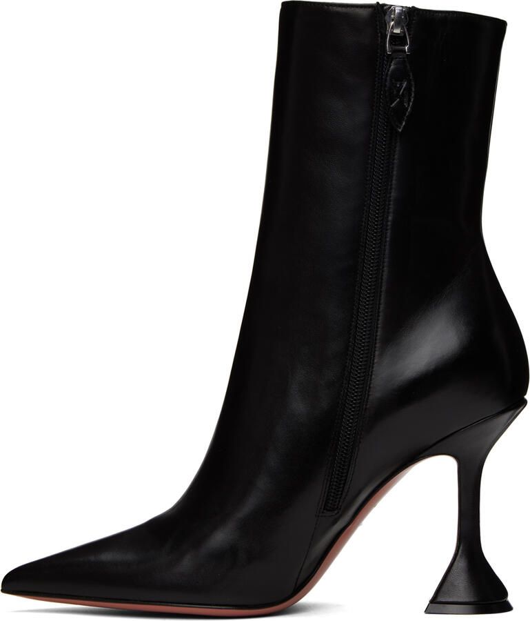 Amina Muaddi Black Georgia Boots