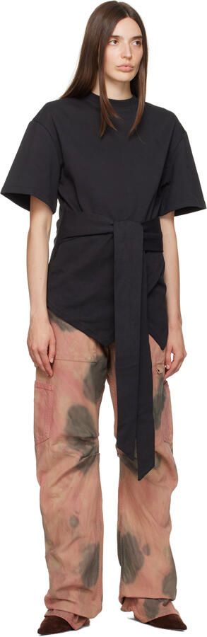 Amina Muaddi Brown Fiona 60 Boots - Picture 4