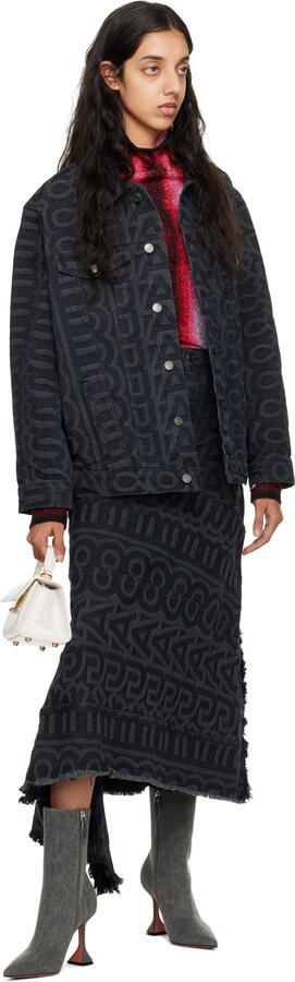 Amina Muaddi Gray Giorgia Boots - Picture 4