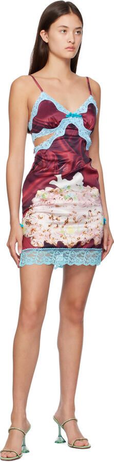 Amina Muaddi Green Gilda Slipper 95 Heeled Sandals - Picture 4