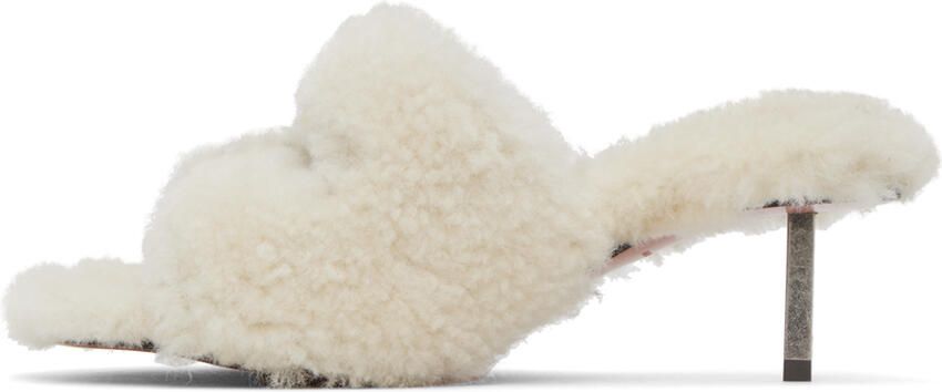 Amina Muaddi Off-White Millie Heeled Sandals - Picture 3