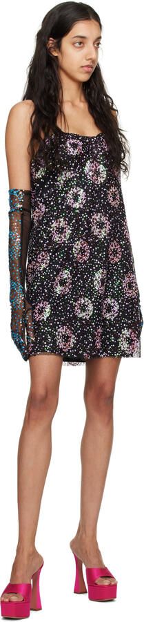 Amina Muaddi Pink Dalida Heeled Sandals - Picture 4